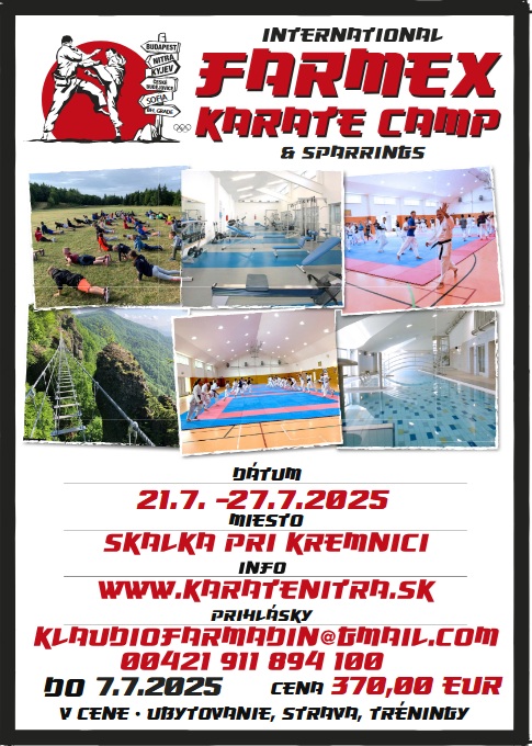 Medzinárodný Farmex karate camp 2025