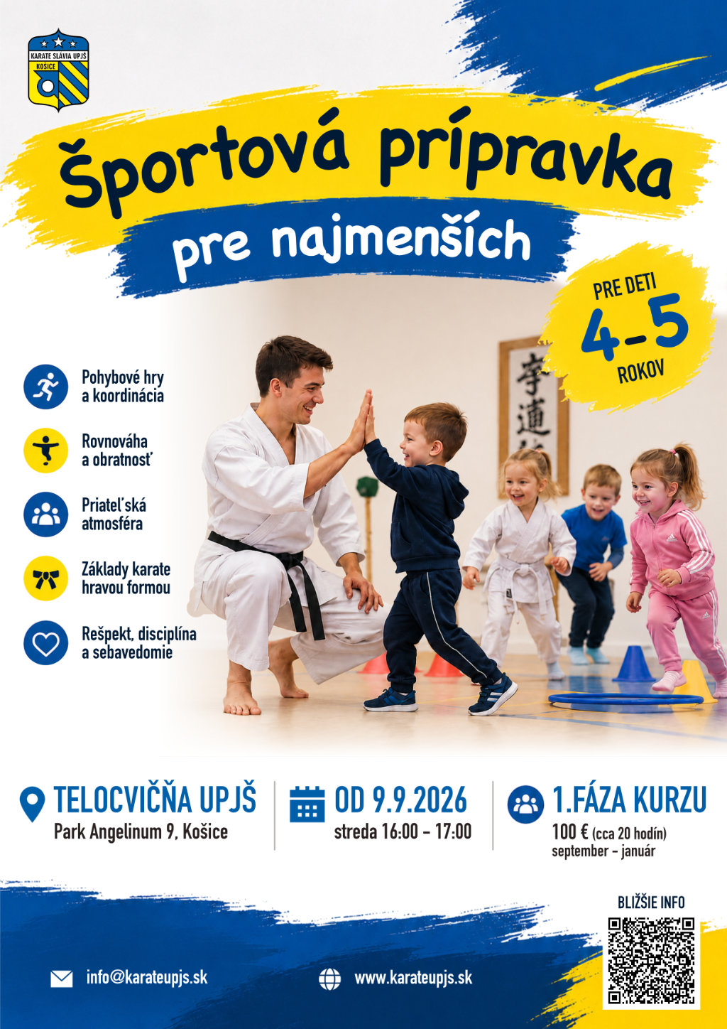 Športová prípravka pre najmenších - Nábor Jeseň 2026